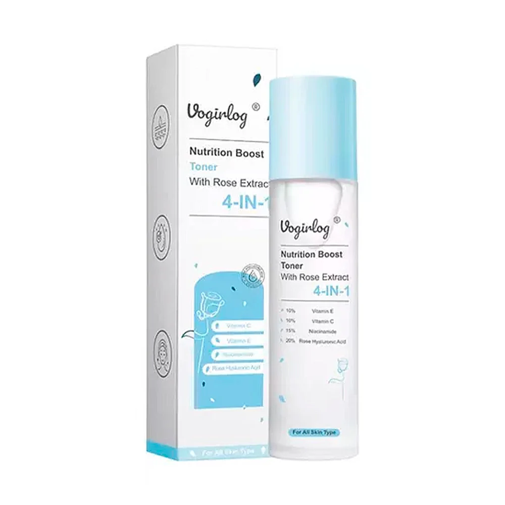 Tónico hidratante 4 en 1 con extracto de rosa, 100ml / vogirlog / nut…