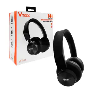 Audífonos diadema inalámbrica vmex con ranura para sd y cable auxilia…