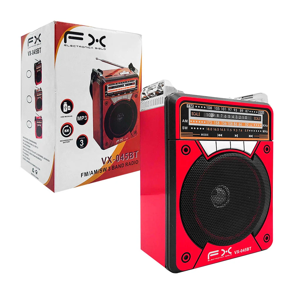 1pza Bocina inalámbrica cuadrada, bicolor, con función de radio, ante…