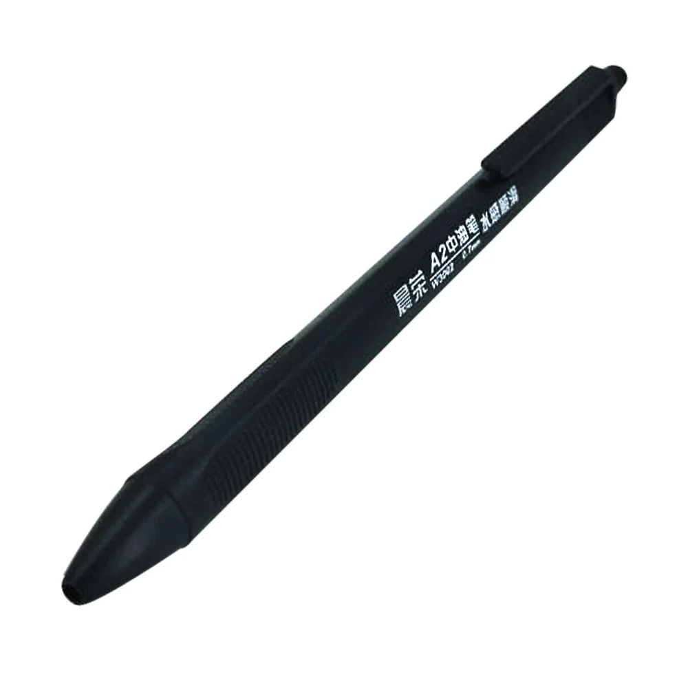 1pza Pluma bolígrafo retráctil color negra con punta 0.7mm / a2 / c-2…