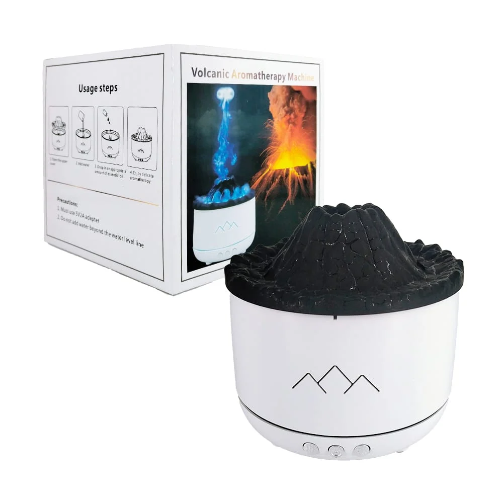 Humidificador de aromaterapia 260ml en forma de volcán / volcanic aro…