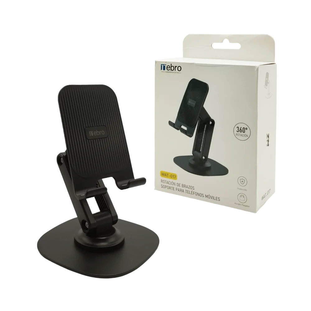 Soporte universal plegable w&z con rotación 360° de celular para escr…