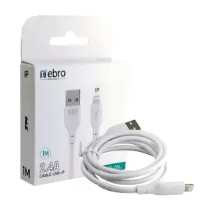 Cable para carga w&z usb a lightning o de usb-c a ligthning de 1 metr…
