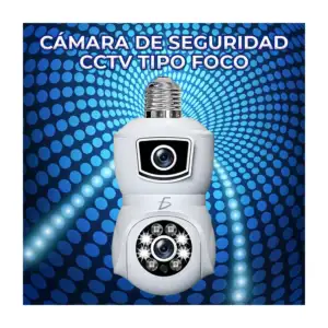 Cámara de seguridad de 4 megapíxeles tipo foco con socket