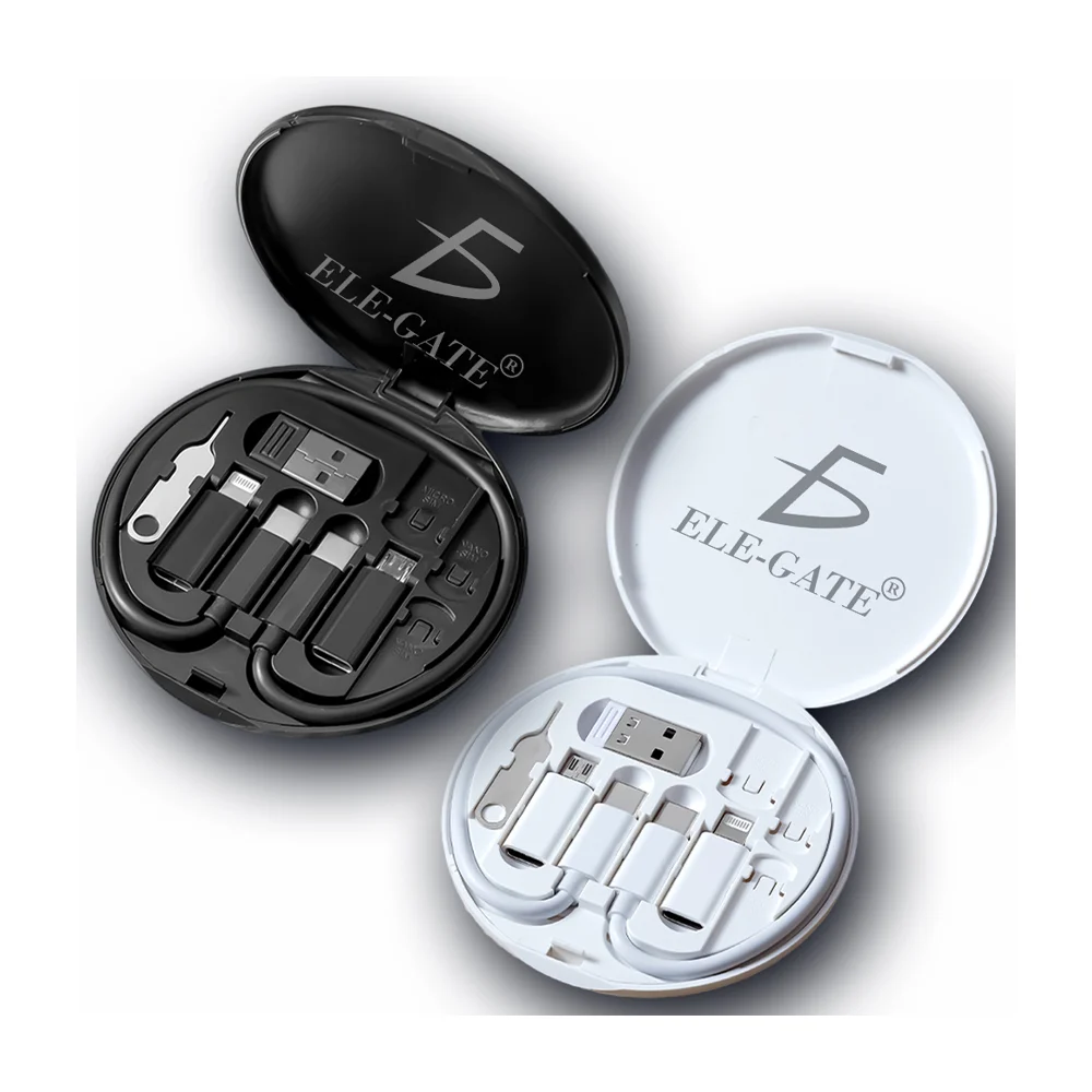 Estuche con cable tipo c a usb-c de 60 watts con diversas entradas in…
