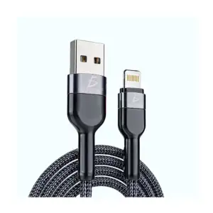 Cable trenzado de cuerda para datos y carga de usb a lightning de 1 m…