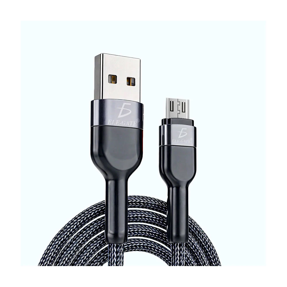 Cable trenzado de cuerda para datos y carga de usb a v8 de 1 metro / …