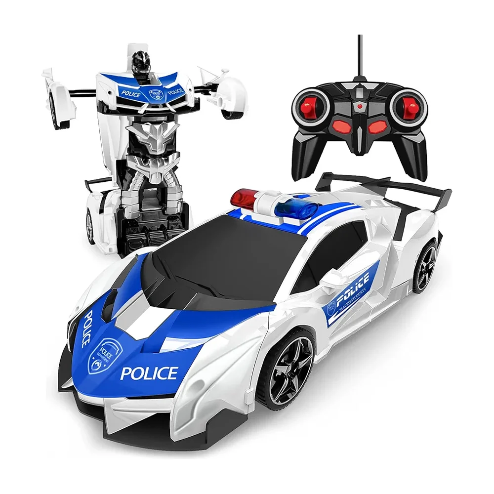 Carro robot móvil 2 en 1 transformable con sonido y control remoto / …