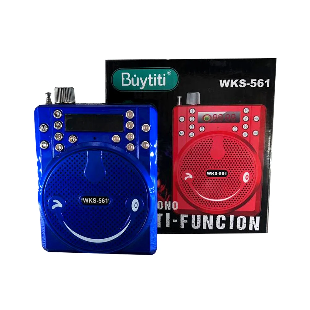 Bocina megafono bluetooth recargable con entrada usb y sd, detalle de…