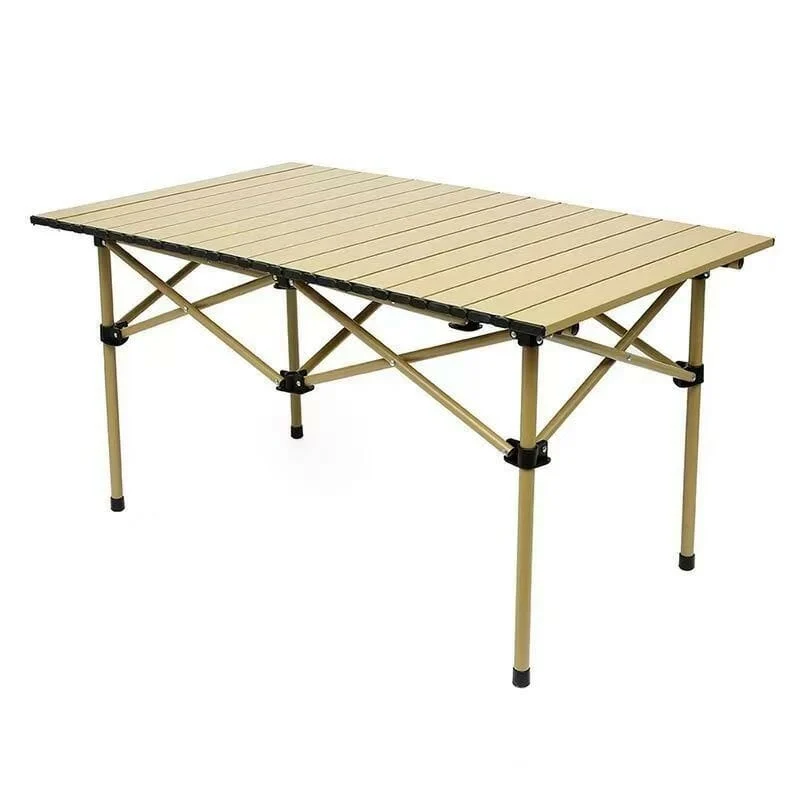 Mesa plegable portátil rectangular de metal para camping 48x56x96cm /…