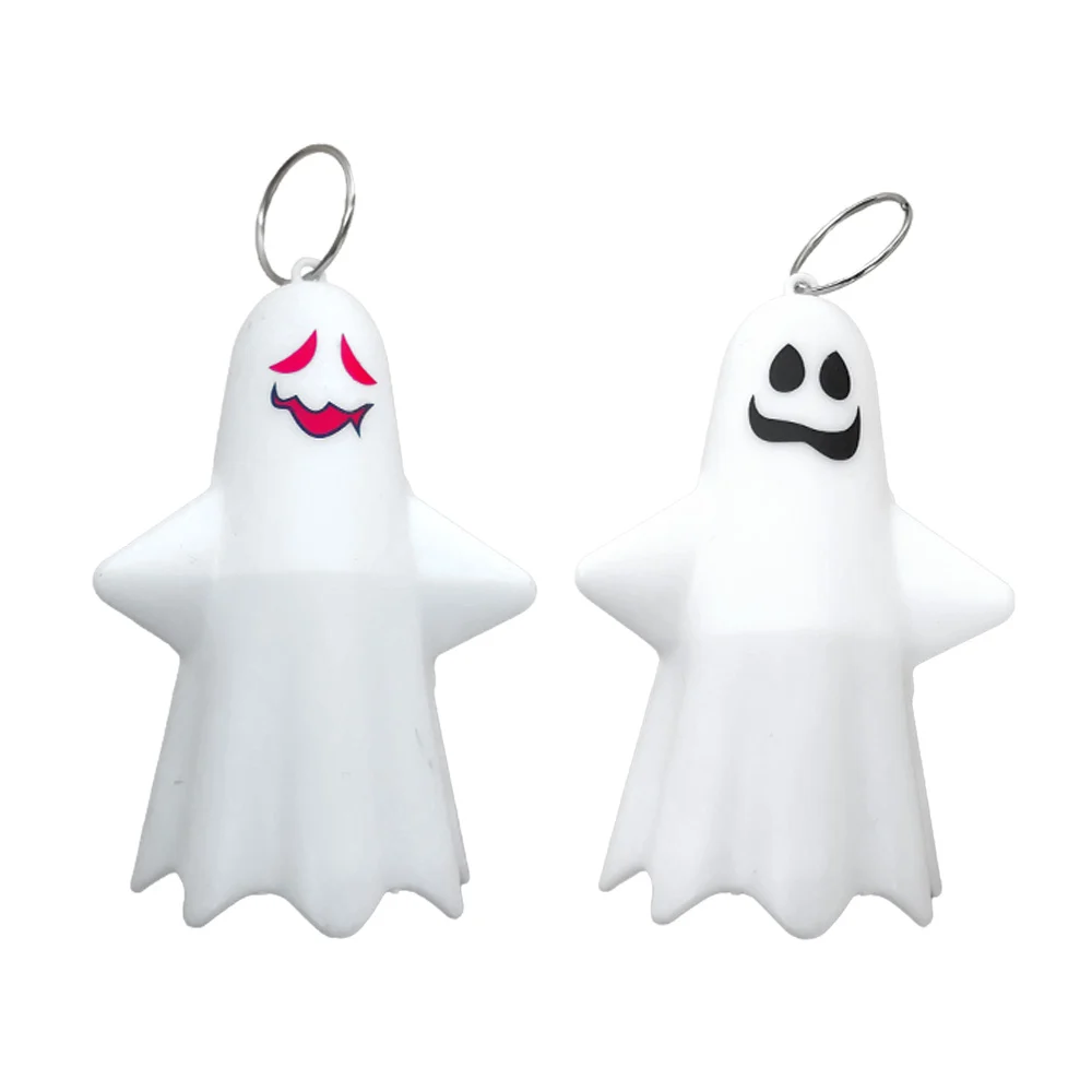 1pza Llavero en forma de fantasma con luz cálida, variedad de modelos…