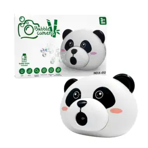 Cámara en forma de panda lanza burbujas + 2 botes de agua con jabón y…