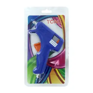 Pistola chica de silicón yong 20w-110v, variedad de colores / x-53
