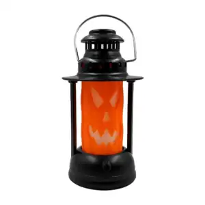 1pza Mini lámpara tipo candelabro de luz cálida con diseño de calabaz…