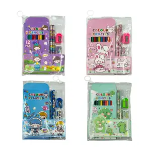 Caja de 12 colores hexagonales / colour pencils / xwx-12pc
