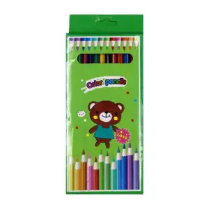 Caja con 12 lápices de colores con punta hexagonal / color pencils / …