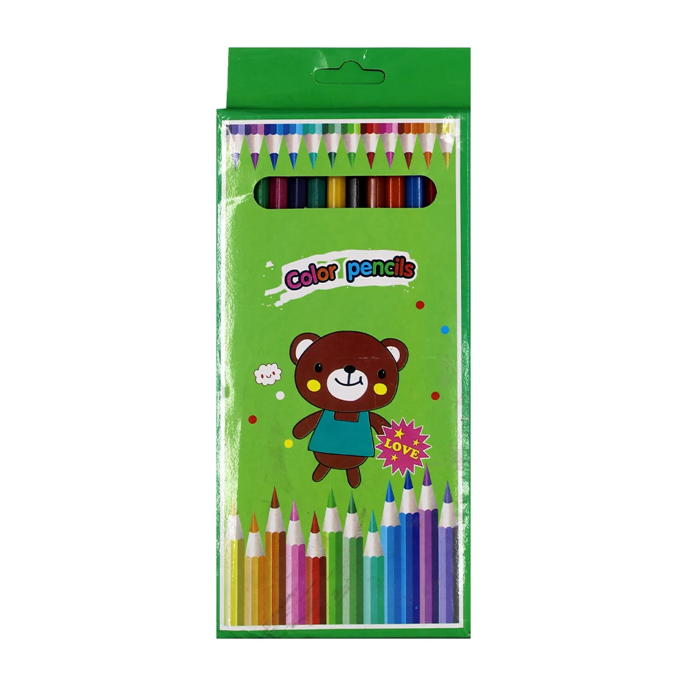 Caja con 12 lápices de colores con punta hexagonal / color pencils / …