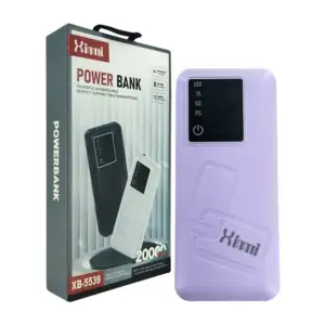 Power bank batería portátil con 3 puertos usb + linterna, capacidad d…