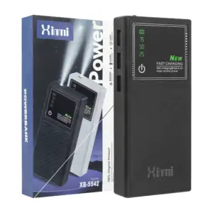 Power bank batería portátil de 20000mah con 3 entradas usb + linterna…