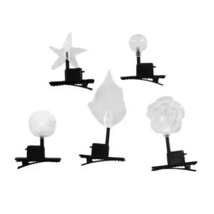 Broche pasador para el cabello decorativo con luz led, variedad de di…