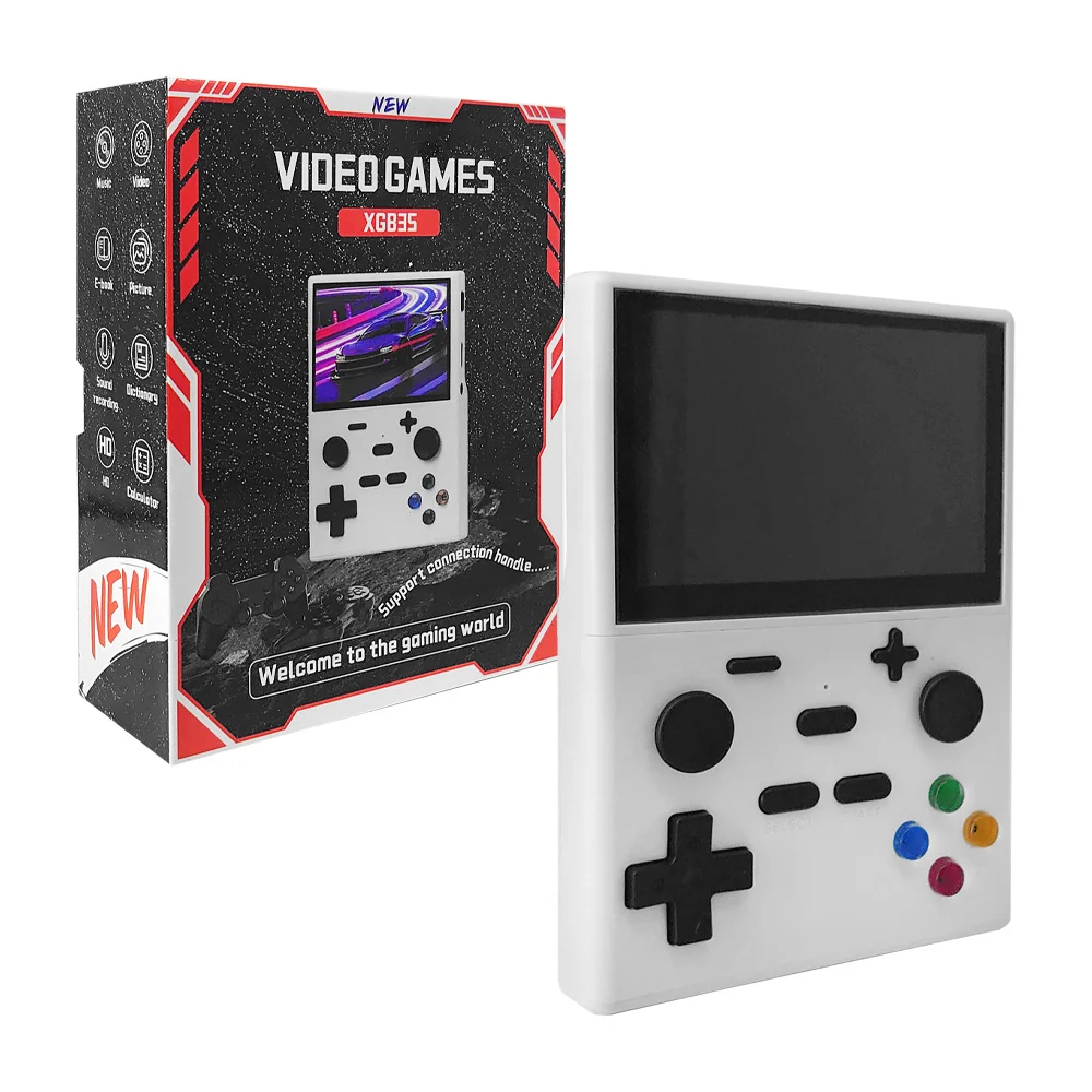 Consola de video juegos portátil con pantalla 3.5 pulgadas, sistema l…
