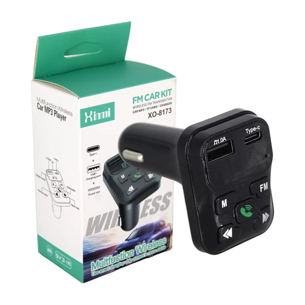 Transmisor bluetooth fm multifuncional para carro automóvil con panta…
