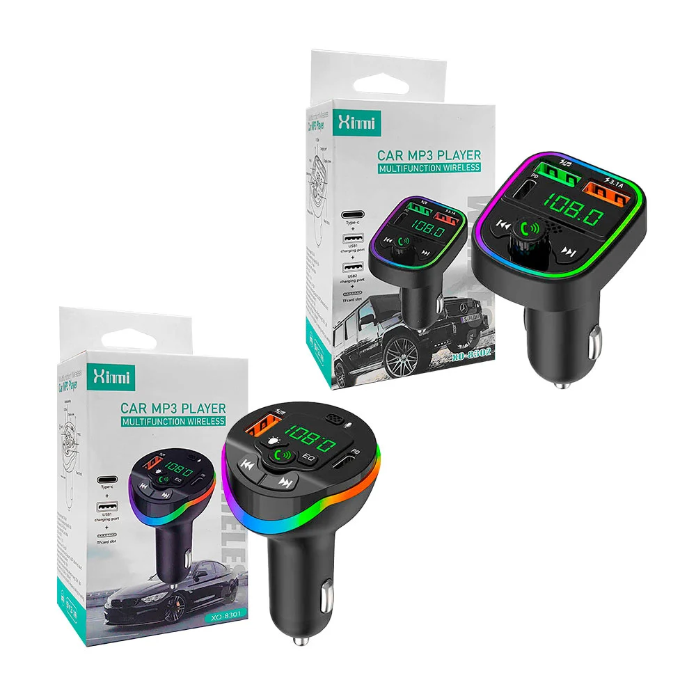 Plug xinmi mp3 receptor bluetooth, manos libres con puerto de carga U…
