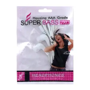 Audífonos alámbricos super con almohadillas de silicona y entrada jac…