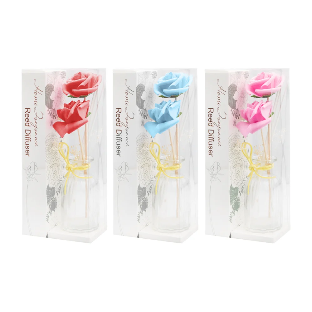 1pza Difusor de aroma con forma de frasco de cristal, decoración en f…