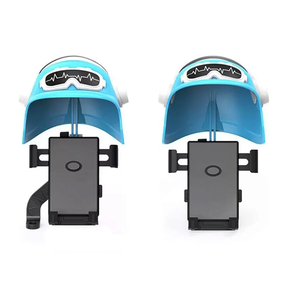 Soporte ajustable de celular con casco pequeño incluido, para motocic…