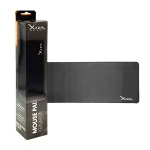 Mouse pad gamer xzeal con borde reforzado, textura suave y antiderrap…