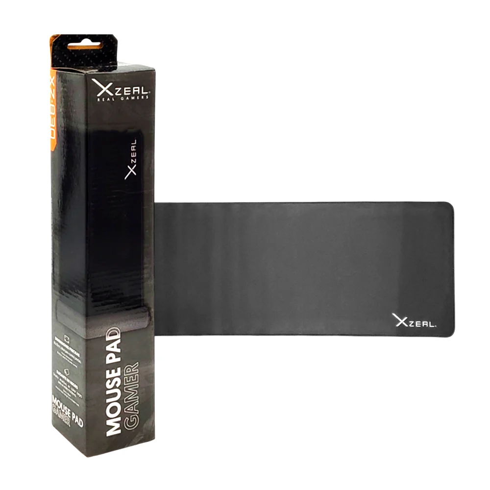 Mouse pad gamer xzeal con borde reforzado, textura suave y antiderrap…