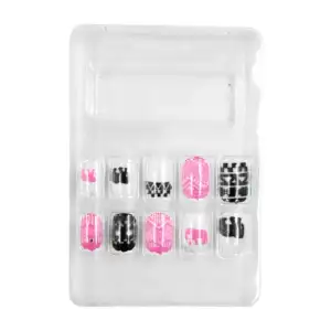 Paquete con 12 blíster con 12 piezas de uñas para niña de diferentes …