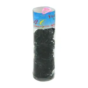 1pza Tubo con 2000 ligas gruesas para el cabello, variedad de colores…