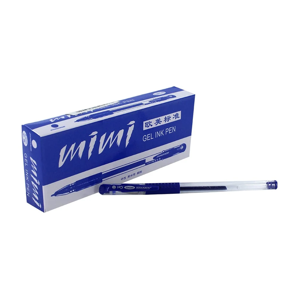 Caja con 12 plumas bolígrafos mimi con tinta de gel, variedad de colo…