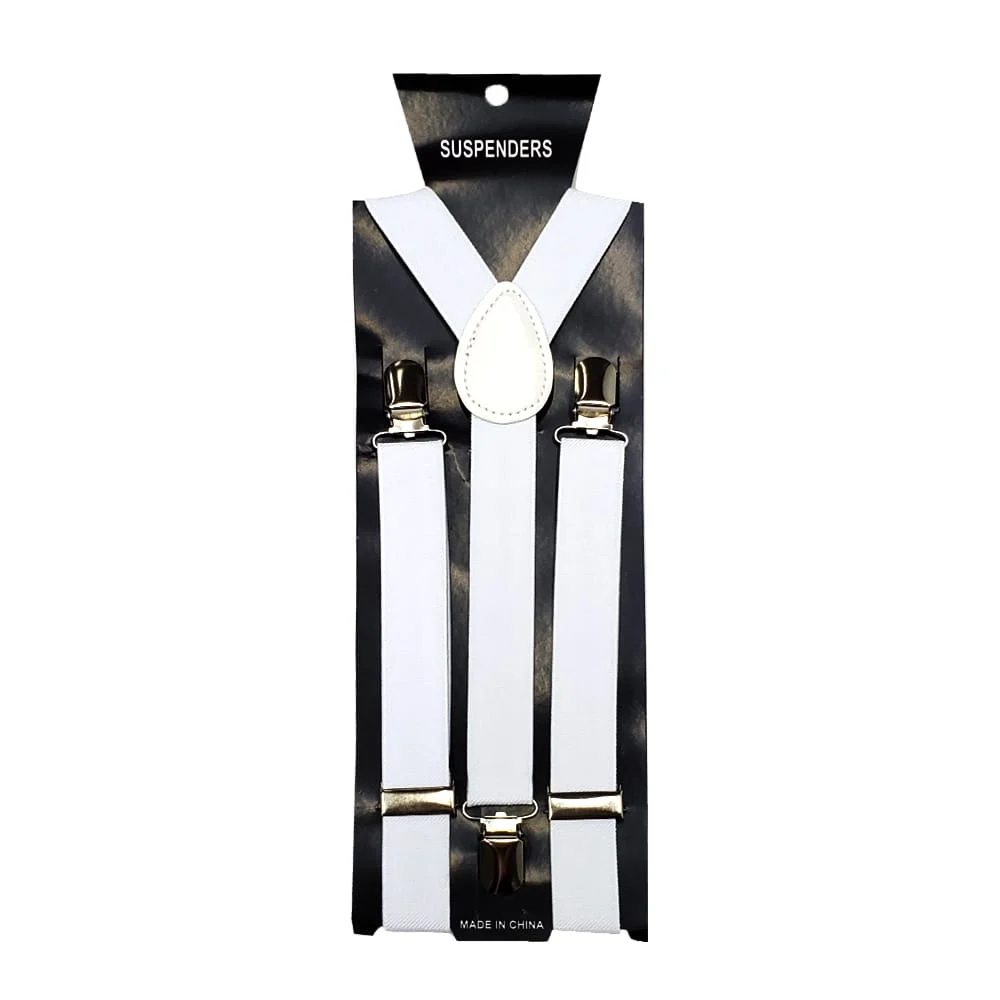 Tirantes suspenders ajustables de resorte, variedad de colores