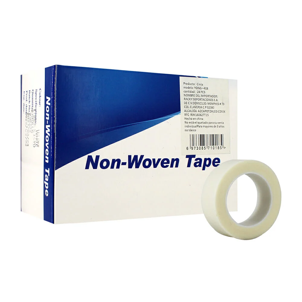 Caja con 24 cintas blancas tipo micropore multiusos con ancho de 1.3c…