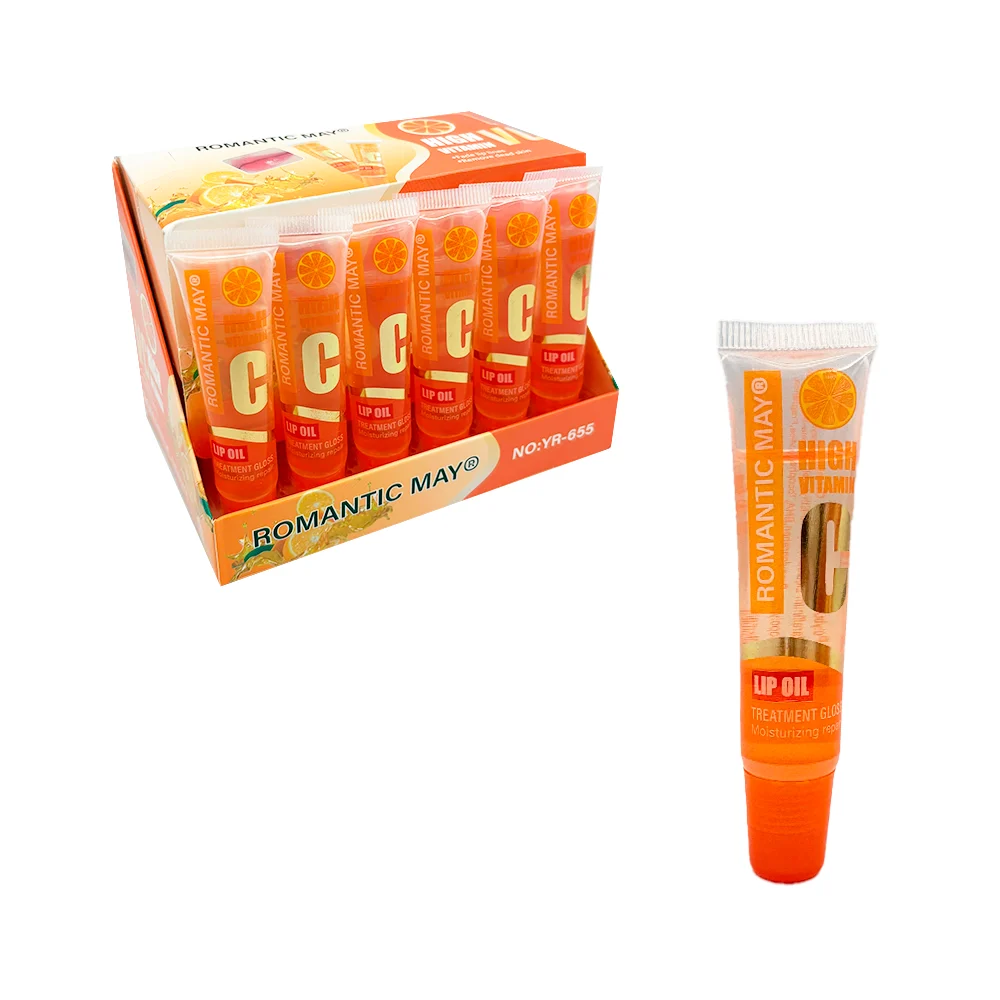 1pza lip gloss con extracto y aroma de naranja ideal para la hidratac…
