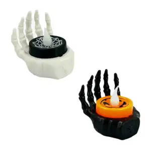 Mini lámpara decorativa con temática de halloween en forma mano de es…