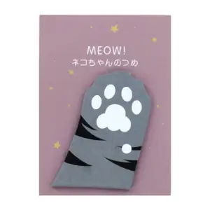 Blíster post it notas adhesivas con diseño de pata de gato, variedad …