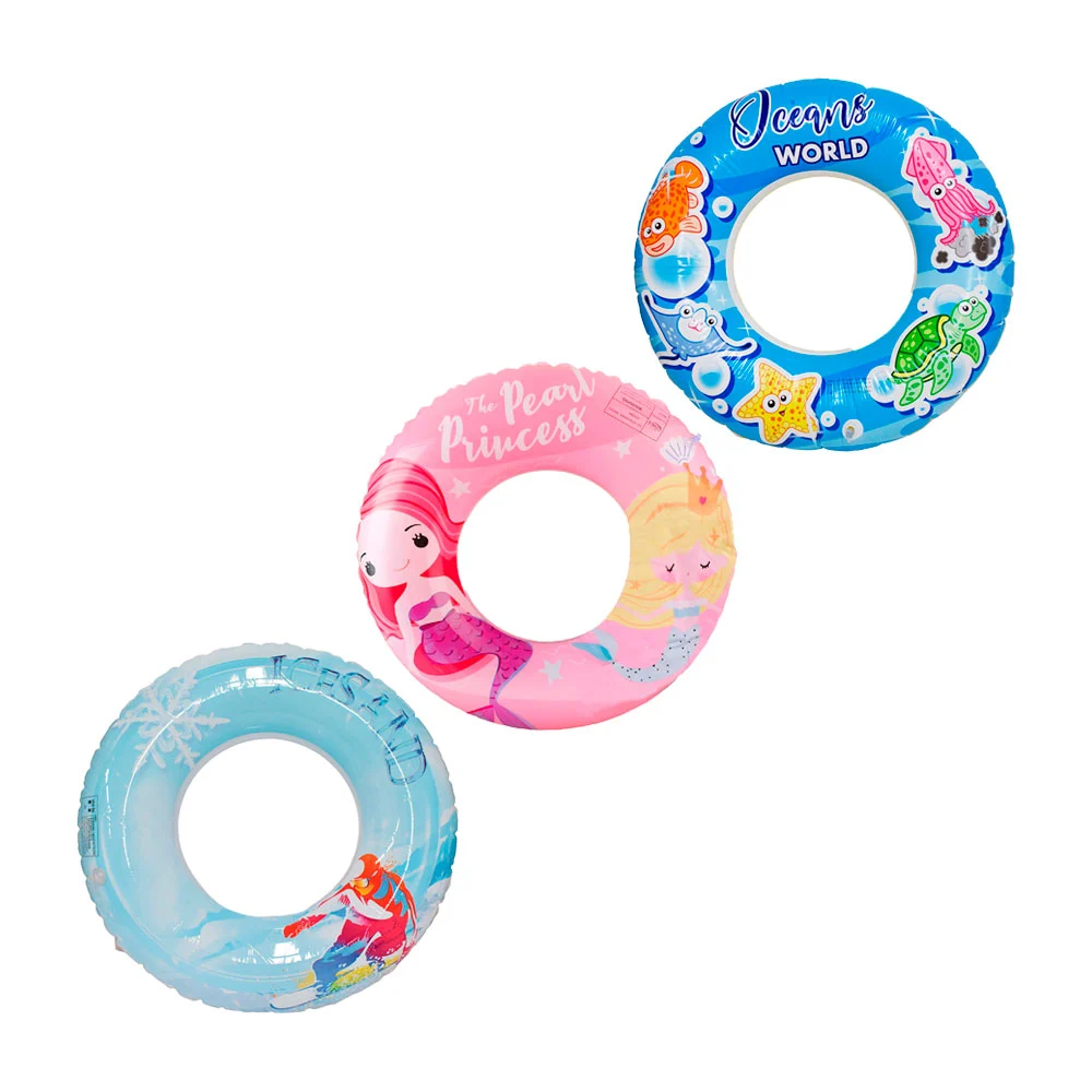 Salvavidas inflable de 70cm con diseño marino, variedad de modelos / …