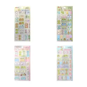 1pza Plantilla de stickers tipo separador con diseño sumikko gurashi,…