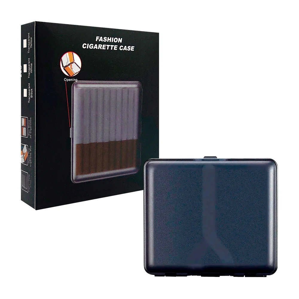 Cigarrera - estuche para cigarros translúcido con capacidad para alma…