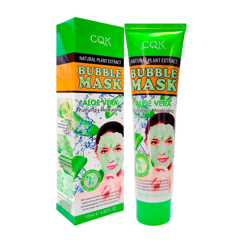 1pza Mascarilla de espuma con extracto de aloe vera para el cuidado d…