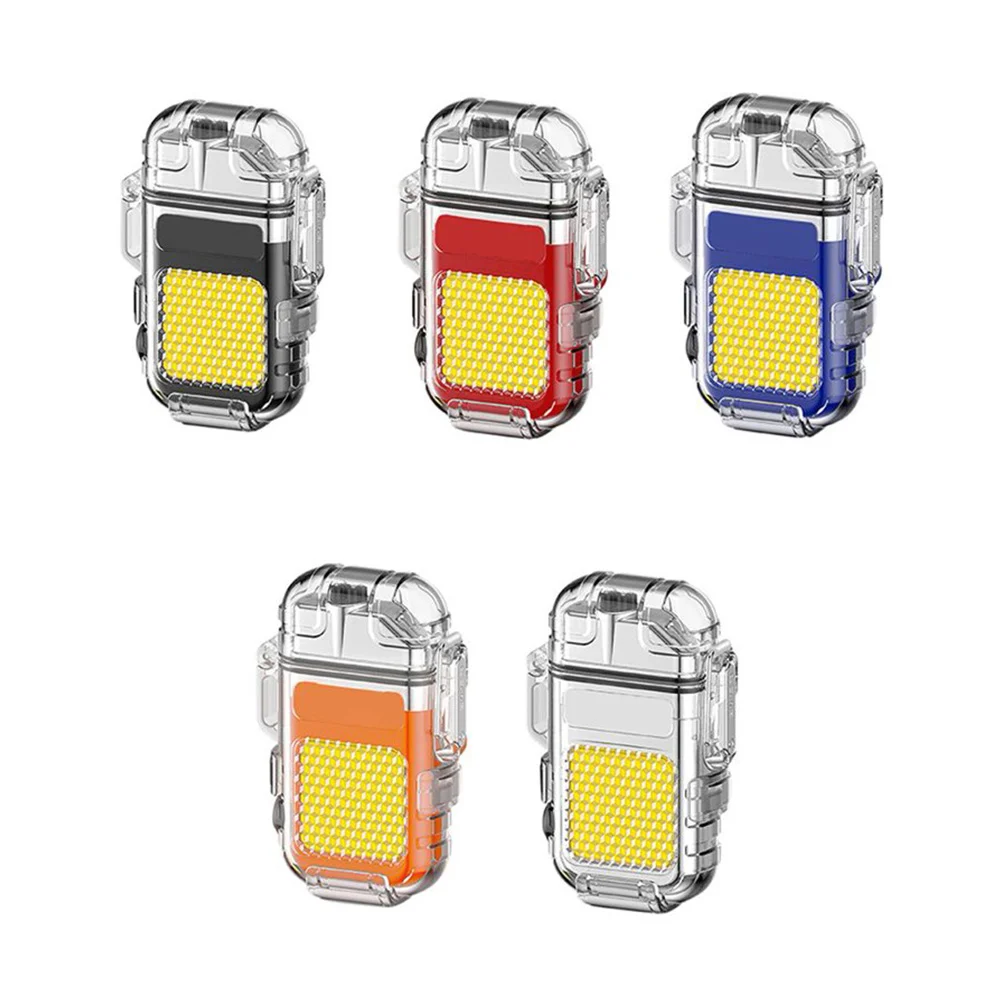 Encendedor eléctrico recargable con lámpara led, variedad de colores …