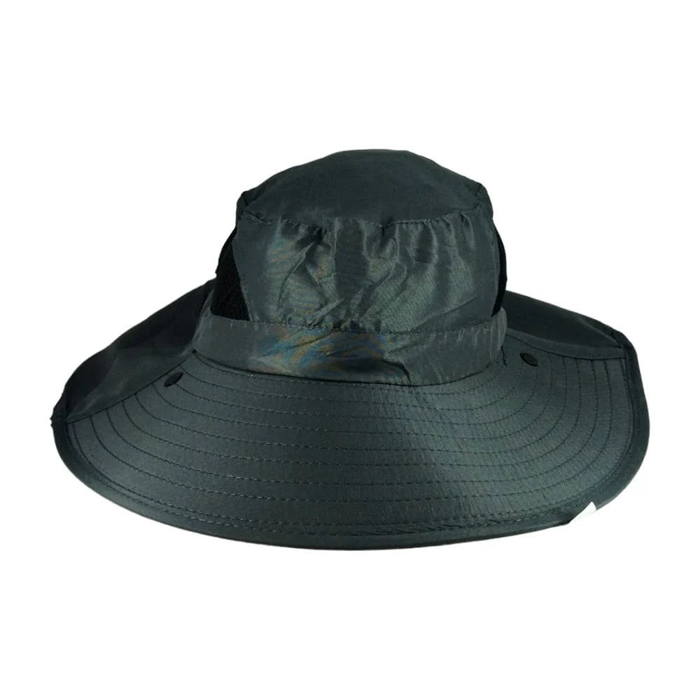 Sombrero tipo bucket pescador con 2 capas de protección solar y tela …
