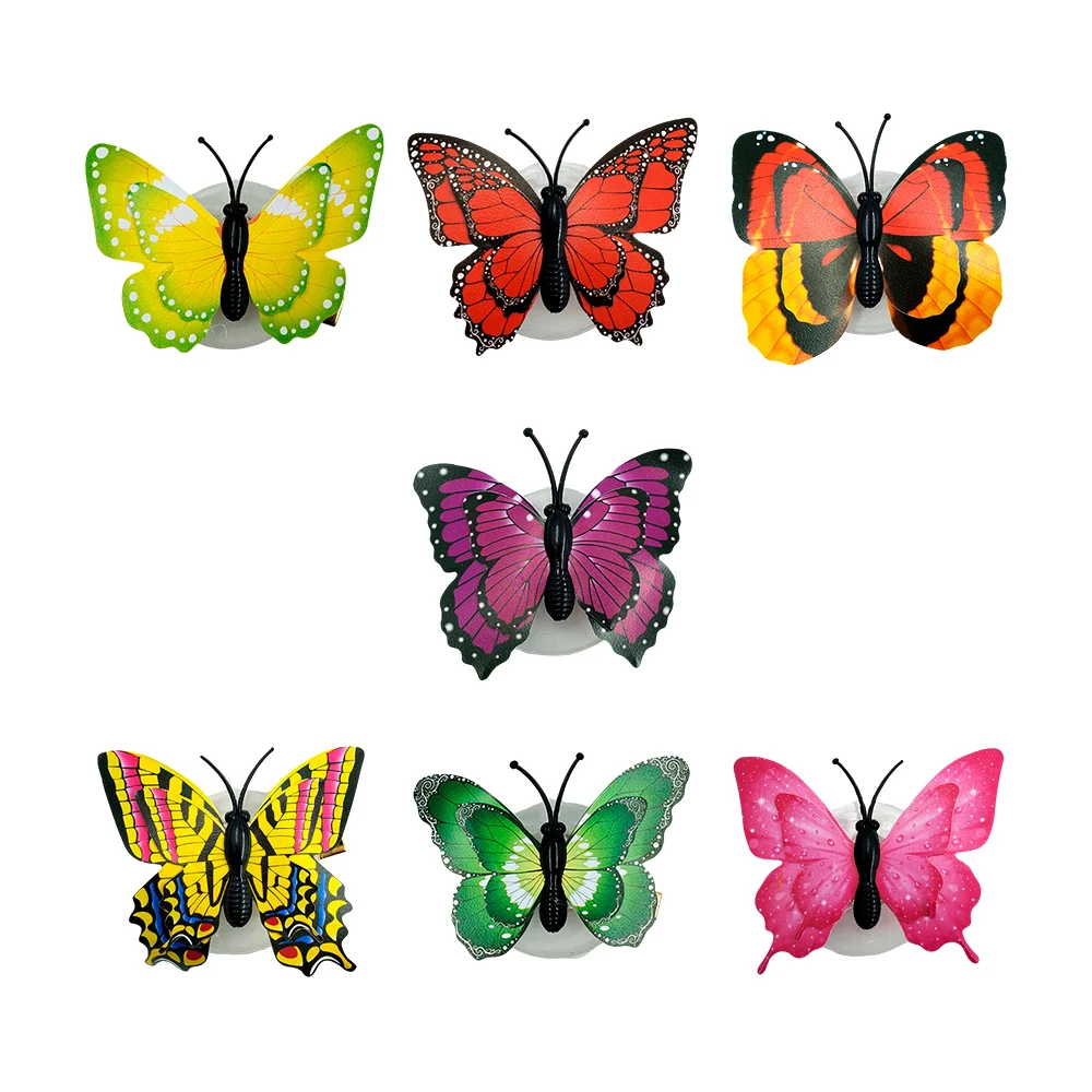 1pza Broche pasador con luz led y diseño de mariposa, variedad de mod…