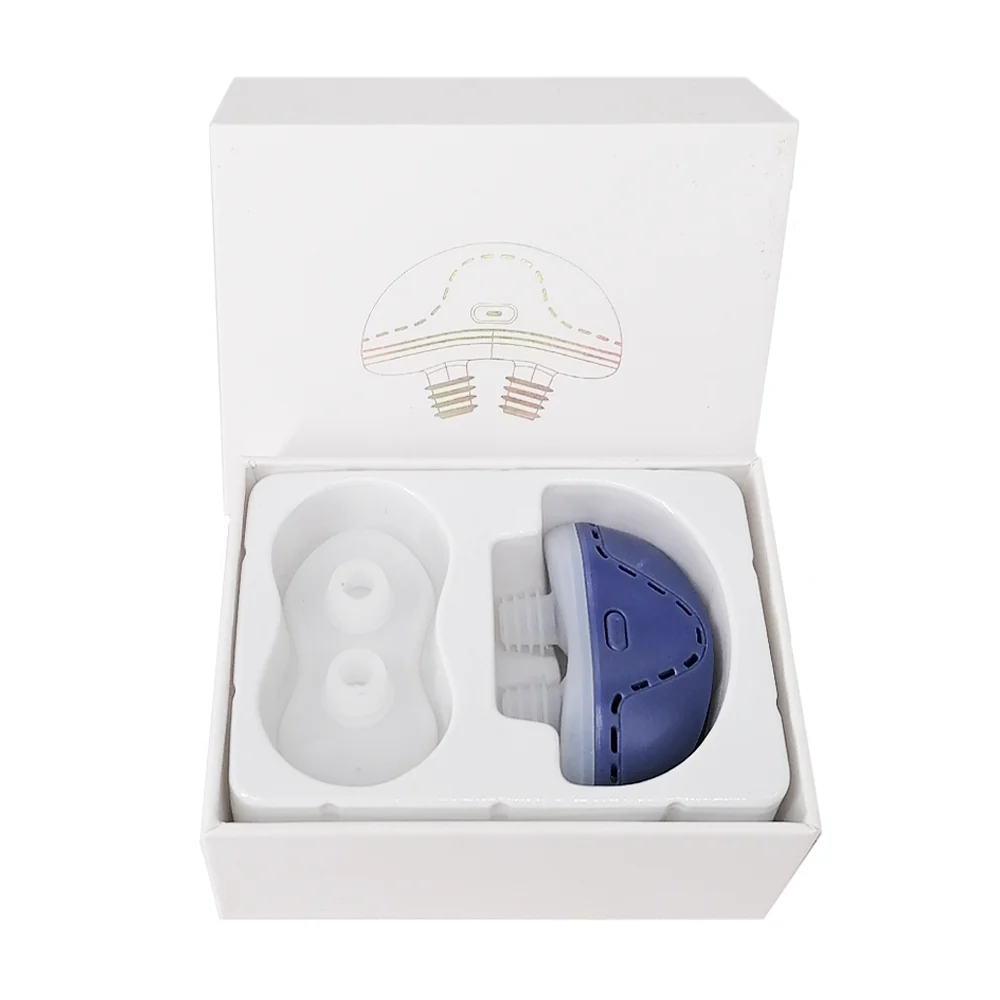 Dispositivo eléctrico antironquidos en forma de clip nasal / qc-002