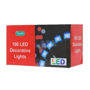 Serie de cable verde buytiti con 100 luces led en color azul / zsd-061