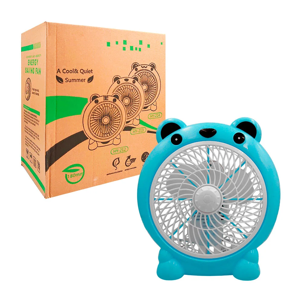 Ventilador de plástico infantil con forma animal, 180mm, variedad de …